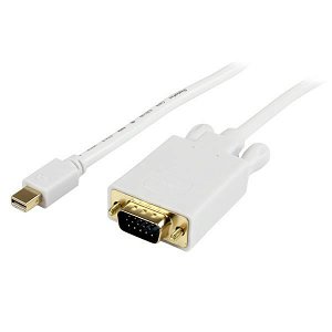 StarTech 4.6m Mini DisplayPort to VGA Active Adapter Cable - White