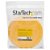 StarTech 15.24m Hook & Loop Roll Cut-to-Size Reusable Cable Ties - Yellow