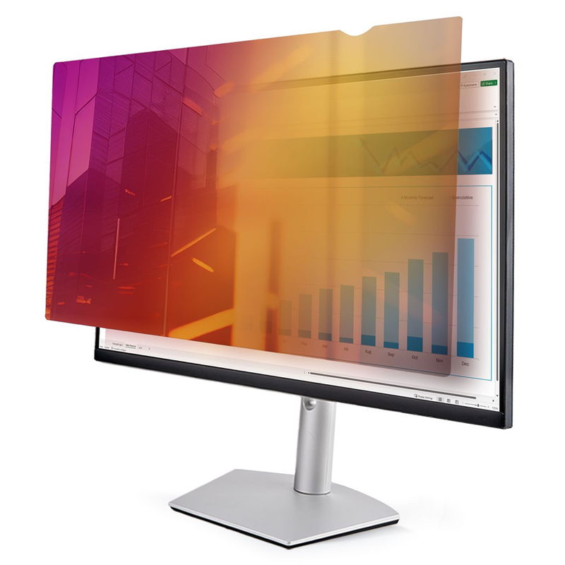 StarTech 16:9 Reversible Gold Privacy Screen Filter for 27 Inch Monitors