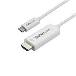 StarTech 1m 4K USB-C to HDMI Cable - White