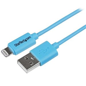 StarTech 1m Lightning to USB Charge & Sync Cable - Blue