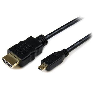 StarTech 1m High Speed HDMI Male to HDMI Micro Male Cable with Ethernet