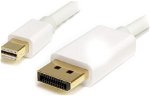 StarTech 1m Mini DisplayPort to DisplayPort Cable - White