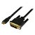 StarTech 1m Mini HDMI Male to DVI-D Male Cable