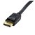 StarTech 1m Panel Mount DisplayPort Cable - Black