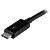 StarTech 1m Thunderbolt 3 USB-C Male to Male Cable - Black