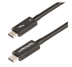 Startech 1M USB-C Thunderbolt 4 Cable with 100W Power Delivery - Black