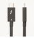 Startech 1M USB-C Thunderbolt 4 Cable with 100W Power Delivery - Black