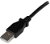 StarTech 1m USB 2.0 Type-A Male to Right Angle Type-B Male Cable - Black