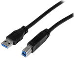 StarTech 1m USB 3.0 Type-A Male to Type-B Male Cable - Black