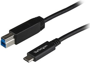 StarTech 1m USB 3.1 USB-C Male to Type-B Male Cable - Black