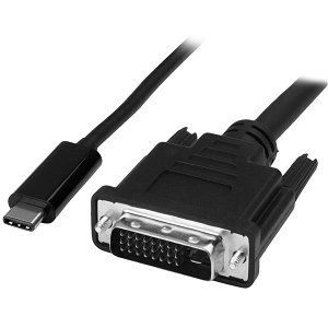 Startech 1m USB-C to DVI Cable - Black