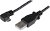 StarTech 1m USB 2.0 Type-A Male to Right Angle Micro-B Male Cable - Black