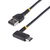 StarTech 2m USB-A to USB-C Charging Cable Right Angled - Black