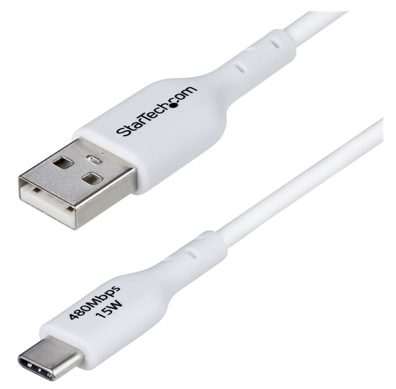 StarTech 1m USB-A to USB-C Charging Cable - White