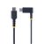 StarTech 15cm USB-C Charging Cable Right Angle - Black