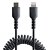 StarTech 1m USB-C to Lightning Coiled Cable - Black