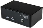 StarTech 2 Port Dual DVI USB KVM Switch with Audio & USB 2.0 Hub