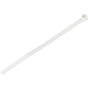 StarTech 25cm Reusable Nylon Cable Ties White - 100 Pack