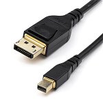 StarTech1m 8K Mini DisplayPort to DisplayPort 1.4 Cable - Black