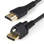 StarTech 1m HDMI Cable with Locking Screw 4K - Black