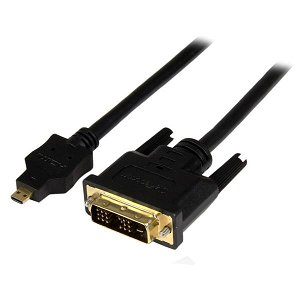 StarTech 2m Micro HDMI Male to DVI-D Male Cable