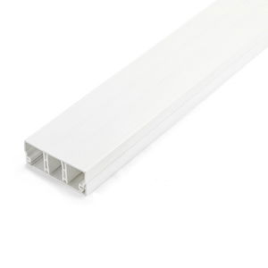 StarTech 2M Solid Cable Management Raceway with Cover - White