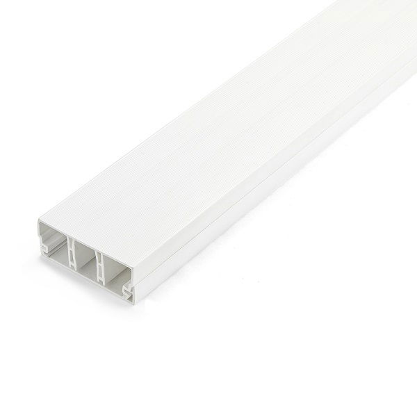 StarTech 2M Solid Cable Management Raceway with Cover - White
