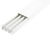 StarTech 2M Solid Cable Management Raceway with Cover - White