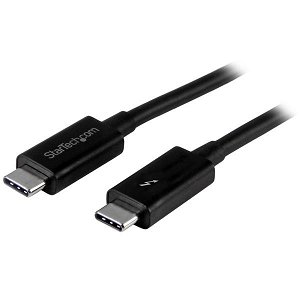 StarTech 2m Thunderbolt 3 USB-C Male to Male Cable - Black