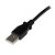 StarTech 2m USB 2.0 Type-A Male to Right Angle Type-B Male Cable - Black