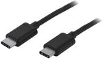 StarTech 2m USB-C Male to Male USB 2.0 Cable - Black