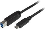StarTech 2m USB 3.0 USB-C Male to Type-B Male Cable - Black
