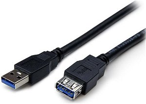 StarTech 2m USB 3.0 Type-A Male to Type-A Female Extension Cable - Black