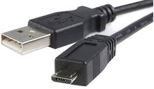 view StarTech 2m USB 2.0 Micro-B Male to Type-A Male - Black