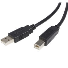 view StarTech 1.8m USB 2.0 Certified A to B Cable - Black