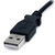 StarTech 2m USB to Type M Barrel Power Cable - Black