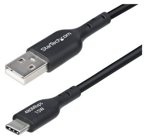 StarTech 2m USB-A to USB-C Charging Cable - Black