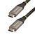 StarTech 2m 5Gbps USB-C Charge & Sync Cable with 100W Power Delivery Charging - Gray & Black