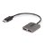 StarTech Dual-Monitor DisplayPort Adapter - Space Gray