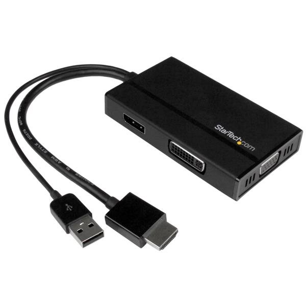 Startech 3-in-1 HDMI to DisplayPort, VGA or DVI
