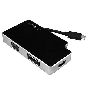 Startech 3-in-1 USB-C to VGA DVI or HDMI Adapter