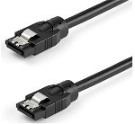 StarTech 0.3 m Round SATA Cable - Black