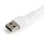 StarTech 30cm Durable USB-A to Lightning Charge & Sync Cable - White