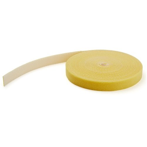 StarTech 30.5m Hook & Loop Roll Cut-to-Size Reusable Cable Ties - Yellow