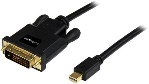 StarTech 0.9m Full HD 1080p Mini DisplayPort to DVI Passive Adapter Cable - Black