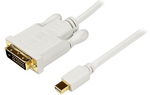 StarTech 0.9m Full HD 1080p Mini DisplayPort to DVI Passive Adapter Cable - White