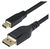 StarTech 3m 8K Mini DisplayPort to DisplayPort 1.4 Cable - Black