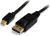 StarTech 3m Mini DisplayPort to DisplayPort Cable - Black