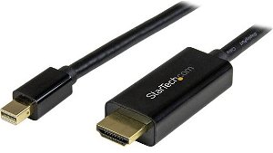 StarTech 3m 4K Mini DisplayPort Male to HDMI Male Passive Adapter - Black